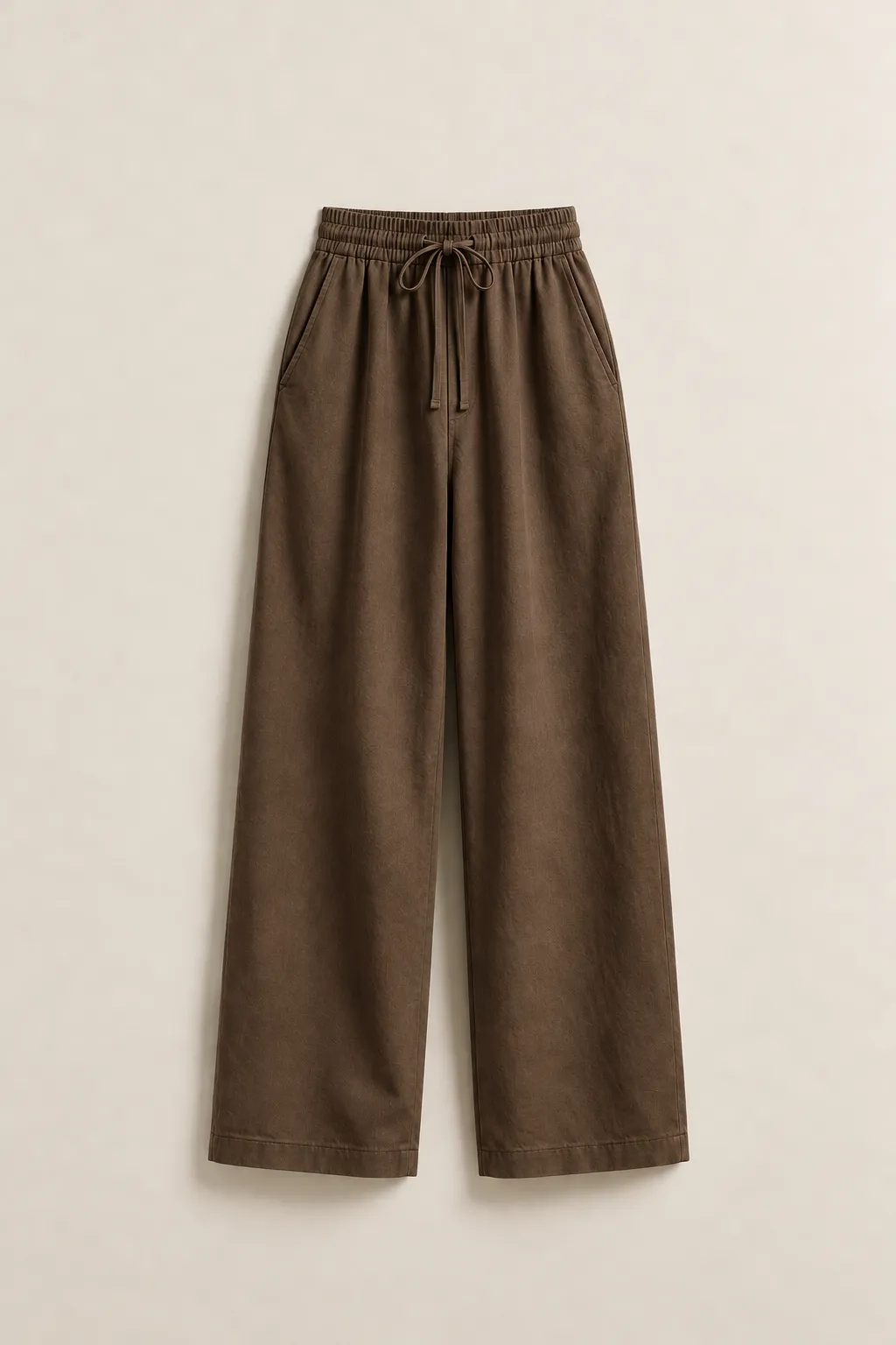 Wide trousers, coffee