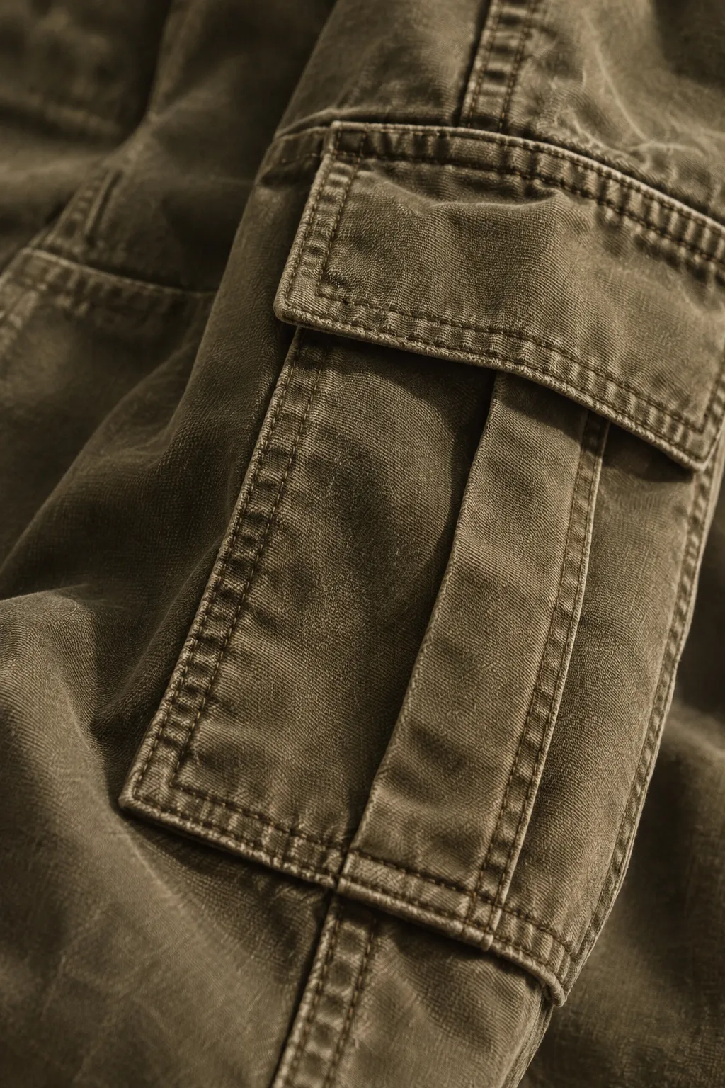 Soft cargo trousers, detail