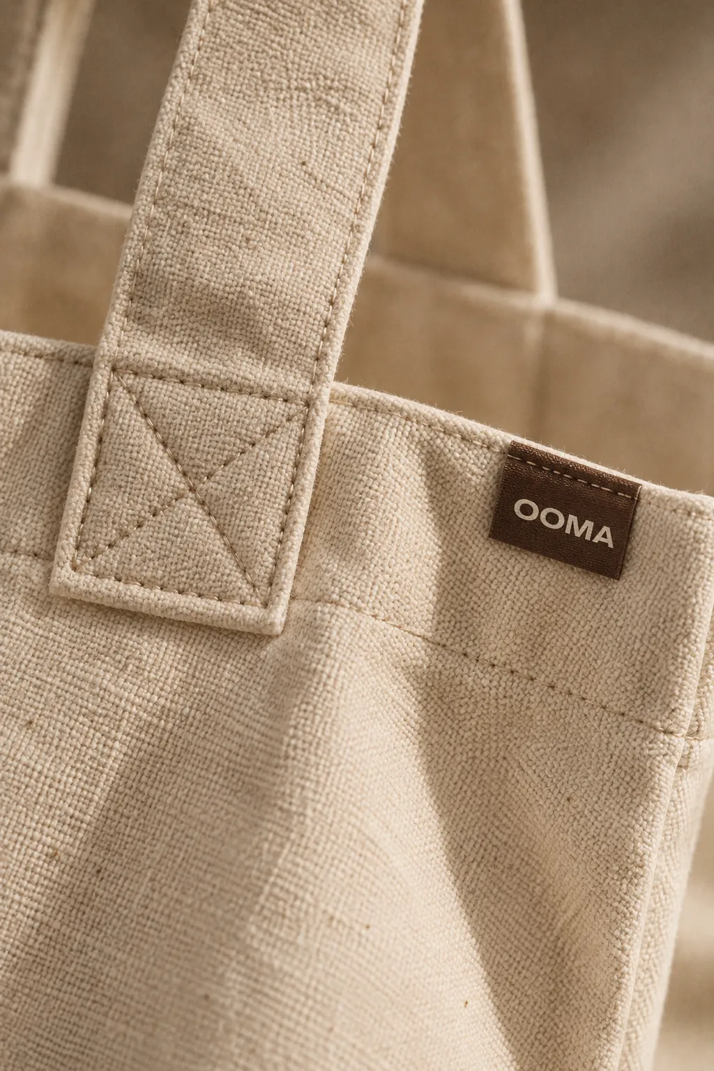 Tote in canvas, dettaglio