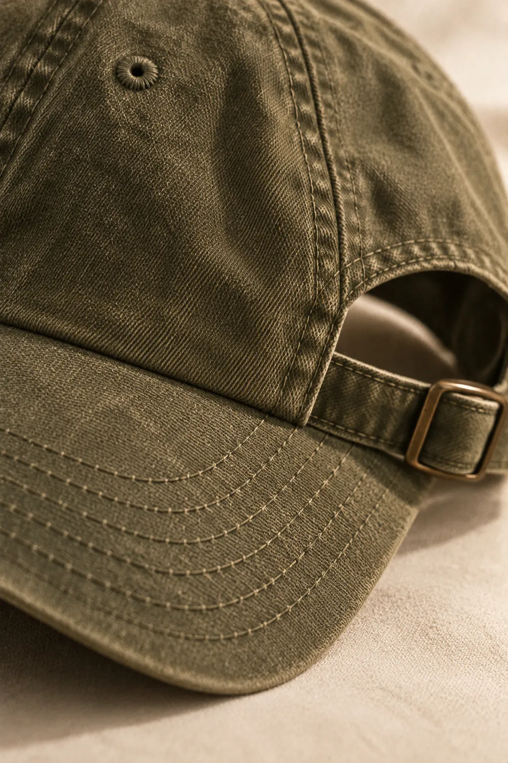 Cappellino baseball, dettaglio