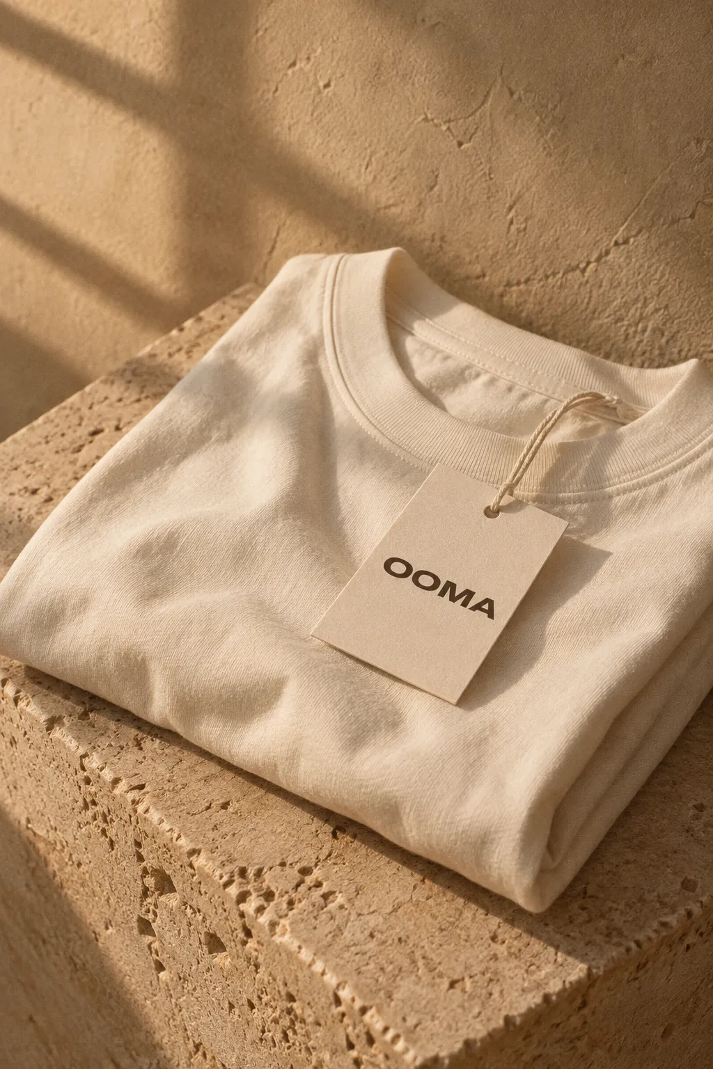 Cartellino OOMA con le due taglie